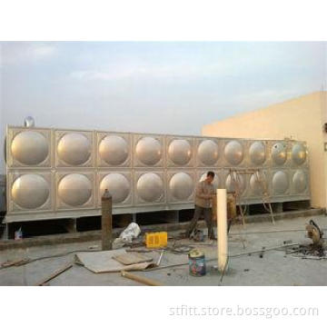 SS Rectangular Sectional Water Tanks For Hot / Cold Water S